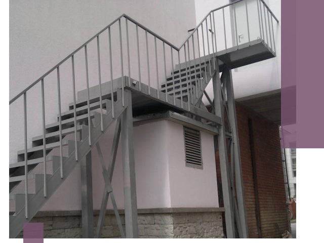 Монтаж пожарных лестниц под ключ в Ижевске с гарантией качества