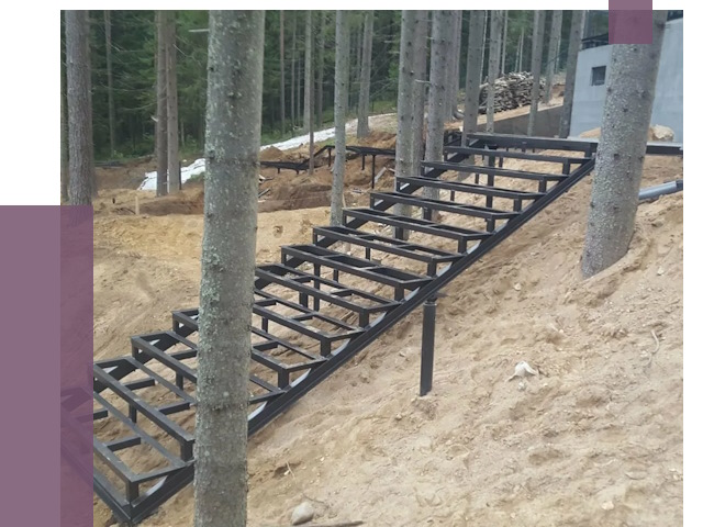 Монтаж металлических лестниц в Ижевске от 13763 руб. 