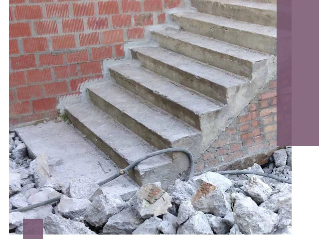 Демонтаж бетонных лестниц в Ижевске: быстро и безопасно