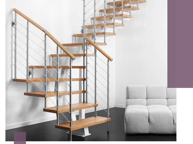 Модульные лестницы под ключ в Ижевске — монтаж и изготовление