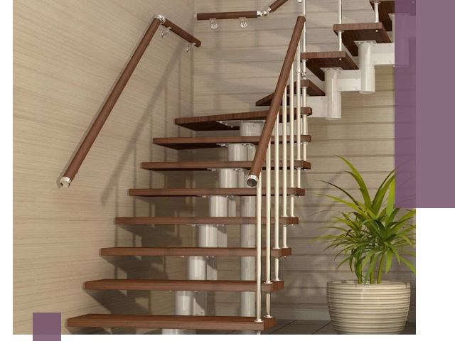 Изготовление модульных лестниц под ключ в Ижевске