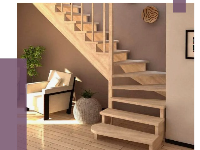 Изготовление Г-образных лестниц в Ижевске от 19216 руб. 