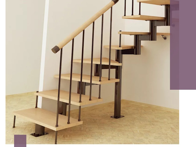 Монтаж лестниц на больцах в Ижевске — быстро и надежно