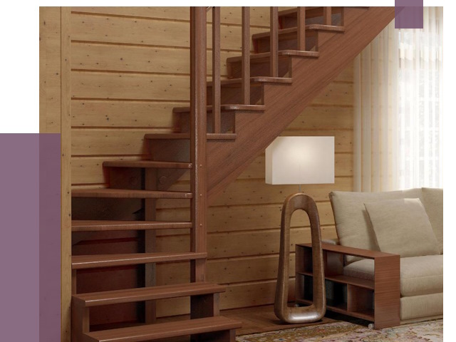 Лестницы эконом класса в Ижевске от 18541 руб. бюджетные решения