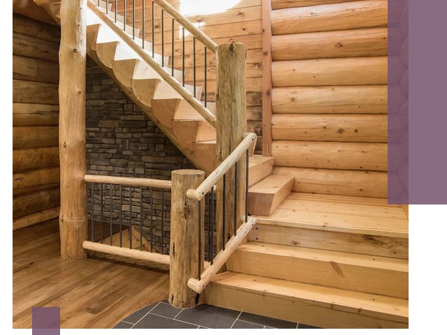 Лестницы в баню под заказ и профессиональный монтаж в Ижевске