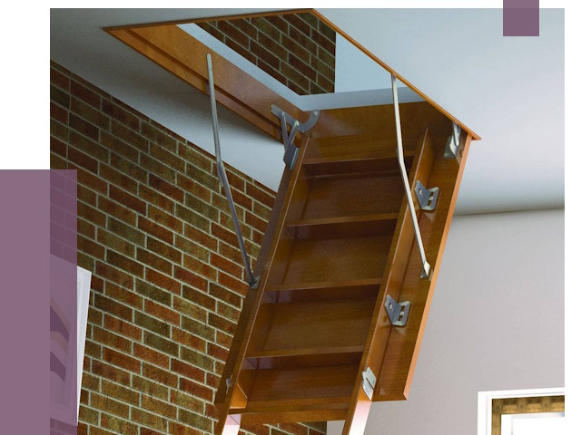 Установка чердачной лестницы в Ижевске от 7946 руб. | ПРОЛЁТ-Жвс