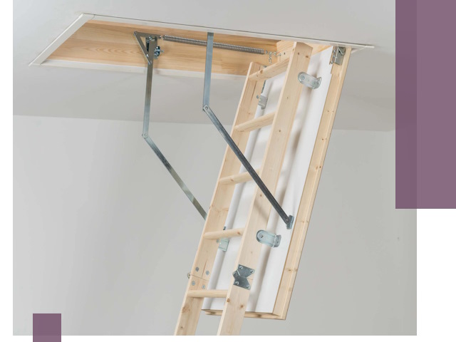 Установка чердачной лестницы под ключ в Ижевске