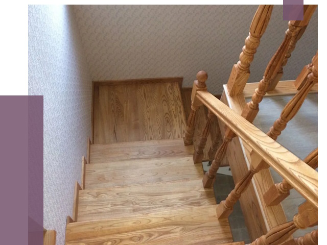 Сосновые лестницы в Ижевске под ключ от 8206 руб.  | ПРОЛЁТ-Жвс