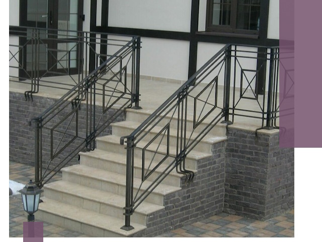 Перила для крыльца в Ижевске — монтаж, изготовление и установка