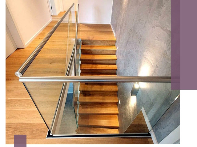 Перила для лестницы в доме — изготовление и монтаж в Ижевске