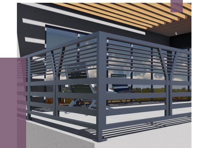 Изготовление балконных ограждений в Ижевске от 10906 руб. | ПРОЛЁТ-Жвс