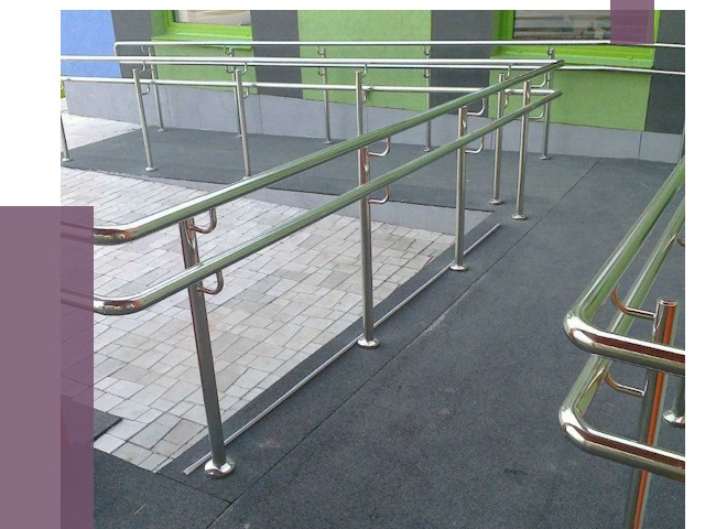 Ограждения пандусов в Ижевске от 4414 руб. монтаж | ПРОЛЁТ-Жвс