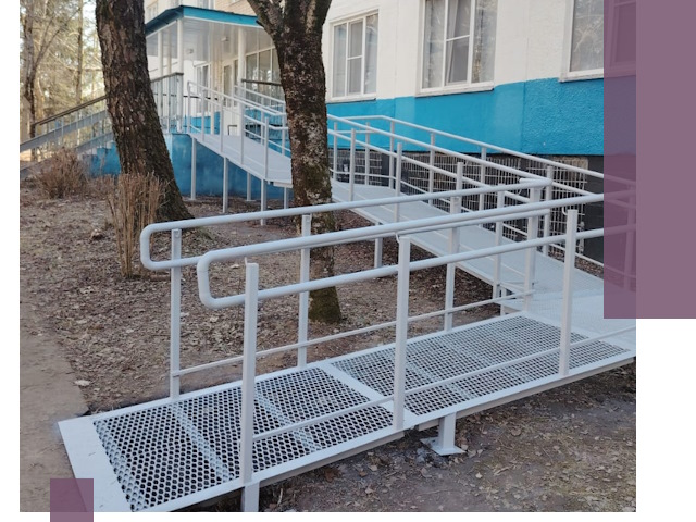 Пандусы под ключ в Ижевске: изготовление, монтаж и демонтаж