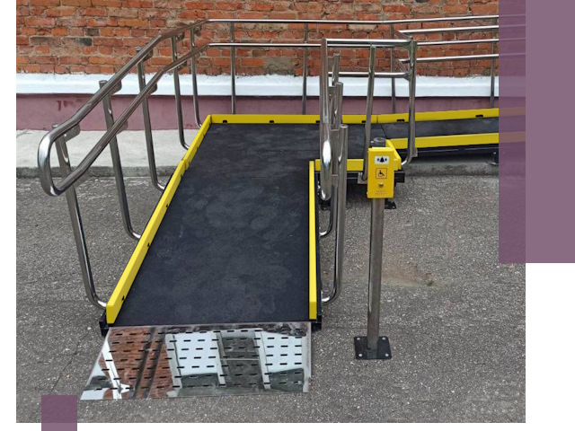 Изготовление наклонных пандусов для инвалидов в Ижевске