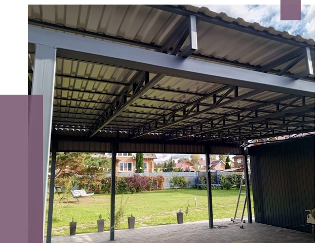 Монтаж навесов в Ижевске от 7479 руб. — установка навеса | ПРОЛЁТ-Жвс