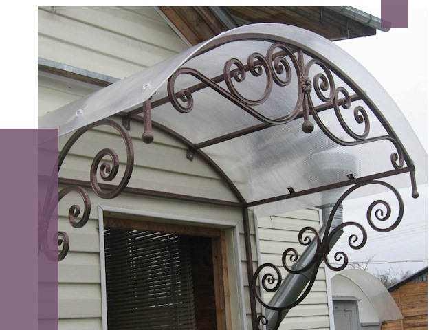 Изготовление козырьков в Ижевске от 7479 руб. — заказать | ПРОЛЁТ-Жвс