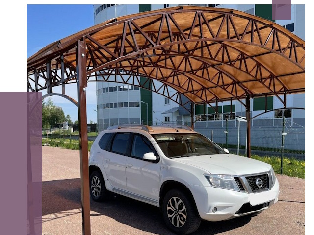 Недорогие навесы в Ижевске от 43625 руб.  | ПРОЛЁТ-Жвс