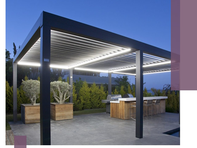 Навесы отдельно стоящие под ключ в Ижевске из металла и поликарбоната