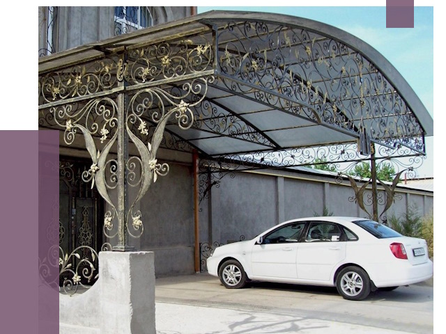 Кованые навесы в Ижевске от 14801 руб. | ПРОЛЁТ-Жвс