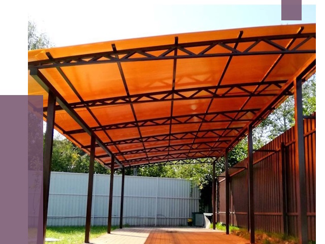 Односкатные навесы под ключ в Ижевске от 13347 руб. 