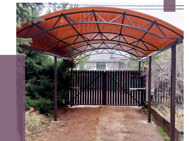 Арочные навесы в Ижевске от 12932 руб. — изготовление и монтаж | ПРОЛЁТ-Жвс