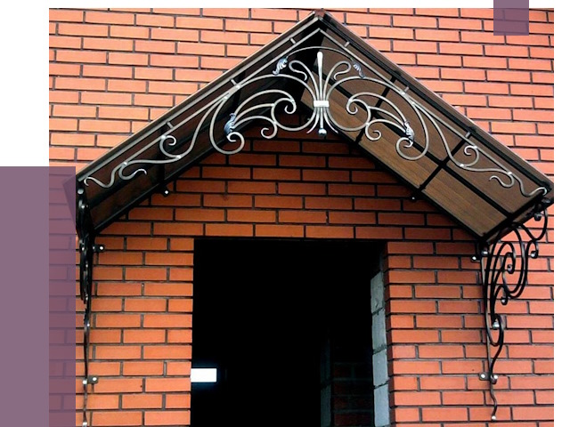 Металлические козырьки в Ижевске от 10854 руб. 