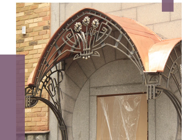 Арочные козырьки в Ижевске от 14801 руб. 