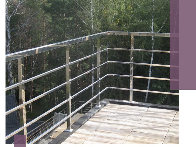 Парапеты из нержавеющей стали в Ижевске — изготовление и монтаж