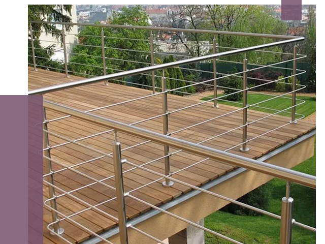 Алюминиевые парапеты в Ижевске под ключ от 7894 руб. 