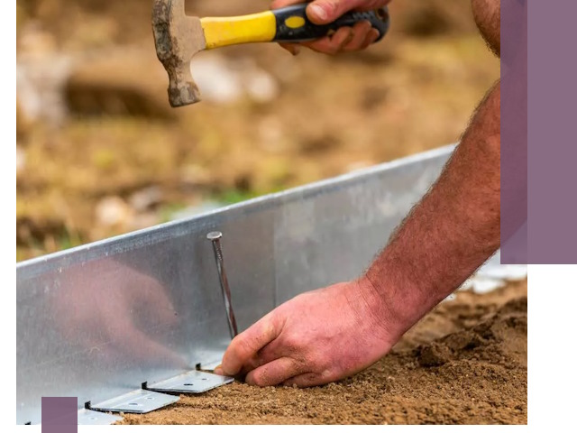 Монтаж металлических бордюров в Ижевске быстро и качественно