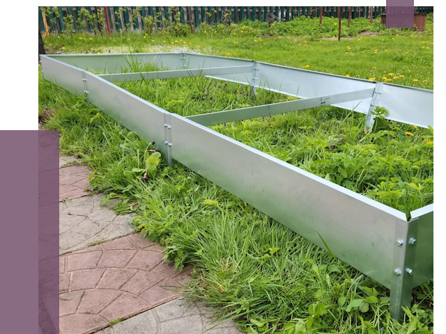 Металлические бордюры для грядок в Ижевске от 1818 руб. 