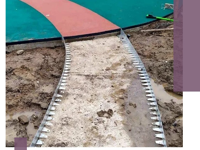 Металлические бордюры для дорожек в Ижевске — монтаж и изготовление