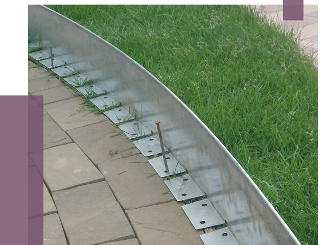 Металлические бордюры для тротуаров в Ижевске от 8829 руб.