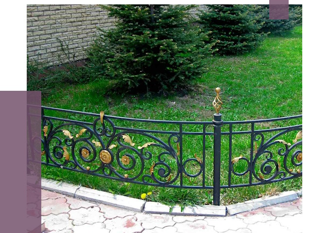 Кованые газонные ограждения в Ижевске от 7738 руб. — ПРОЛЁТ-Жвс