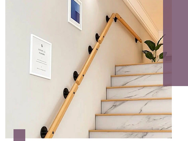 Поручни металлические и деревянные под ключ в Ижевске