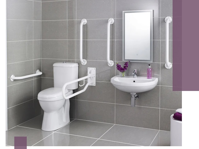 Поручни для санузлов в Ижевске: установка, ремонт и монтаж